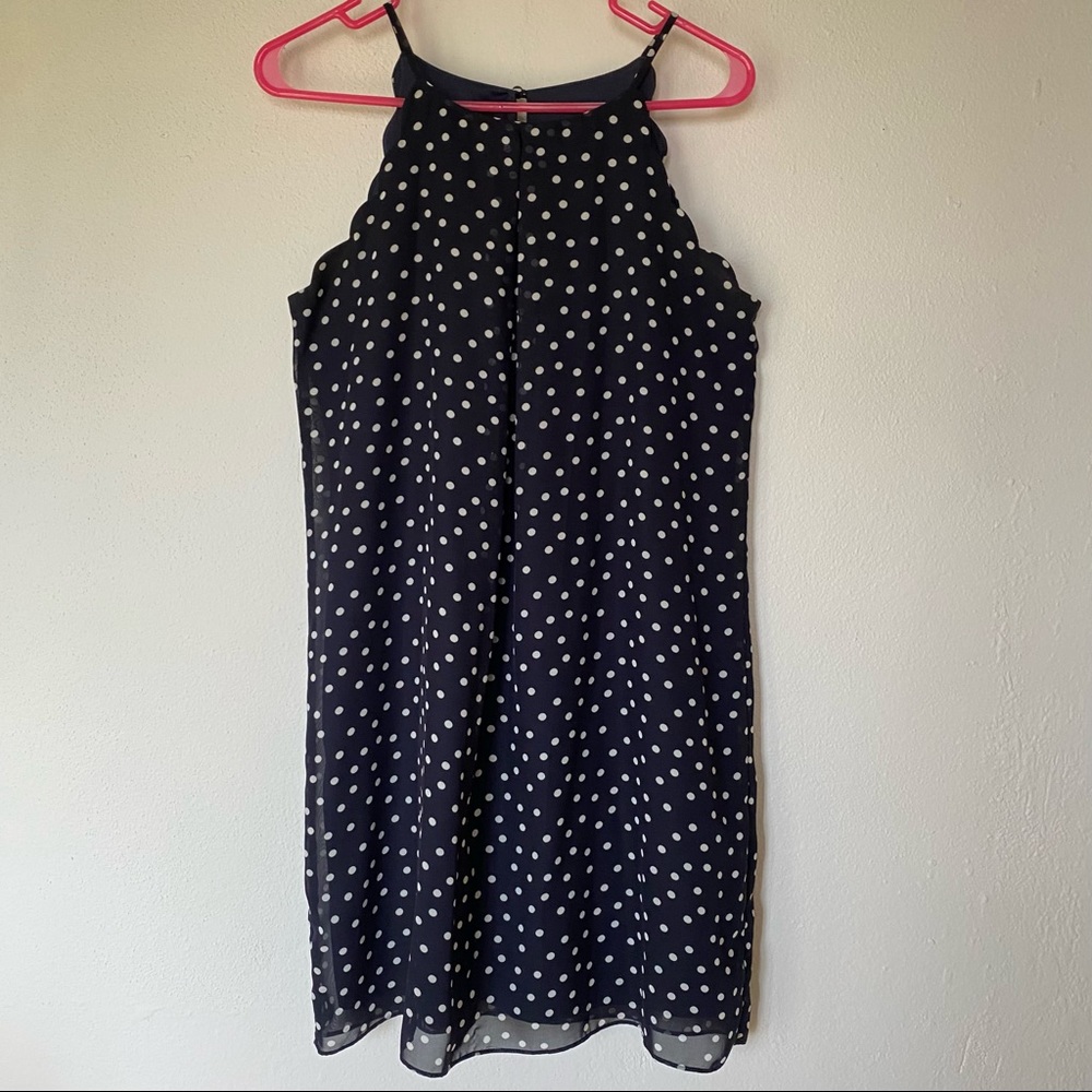 Polka dot mini dress